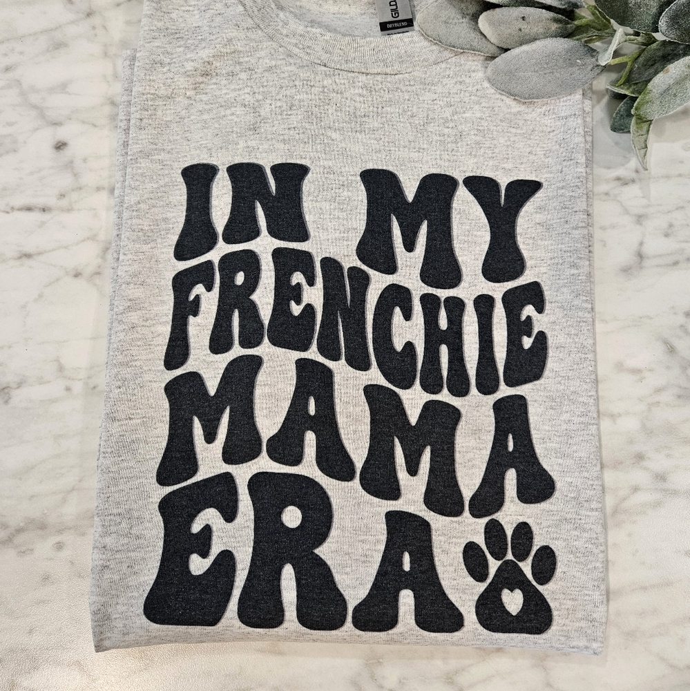 Frenchie mama shirt cute dog mama popular trending retro frenchie mama era